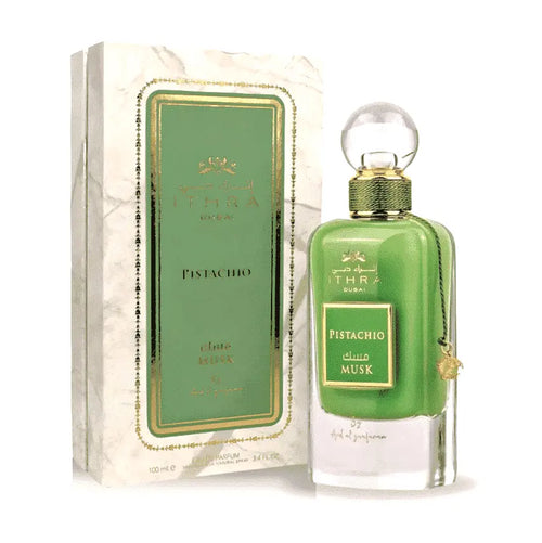 Eau de Parfum Pistachio Musk Ithra Dubaï – 100 ml Oudora Parfumerie